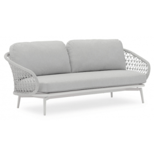 Cuddle Loungesofa i aluminium og COUTUREtex B204 cm - Grå