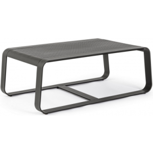 Merrigan lounge havebord i aluminium 105 x 62 cm - Charcoal