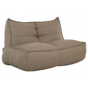 SCOPPIOS Havesofa i olefin med skumfyld 120 x 118 cm - Meleret taupe