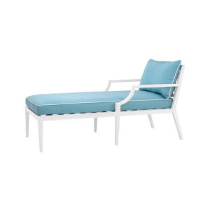 Bella Vista Sun Lounger White