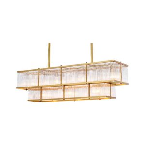 Le Marais chandelier brass