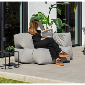 HEAVEN Udendørs sækkestol i polyester B152 cm - Lysegrå