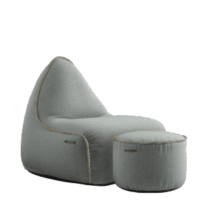 Cura Lounge Chair & Pouf