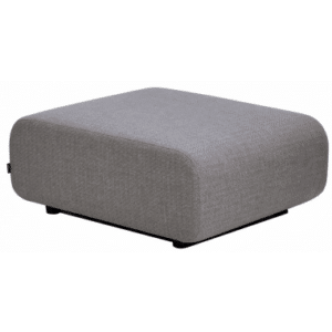 DAWSON Have puf i olefin og aluminium 99 x 77 cm - Stengrå