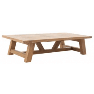 FLAMANT CLIVE Lounge havebord i genanvendt teaktræ H35 x B150 x D75 cm - Teak