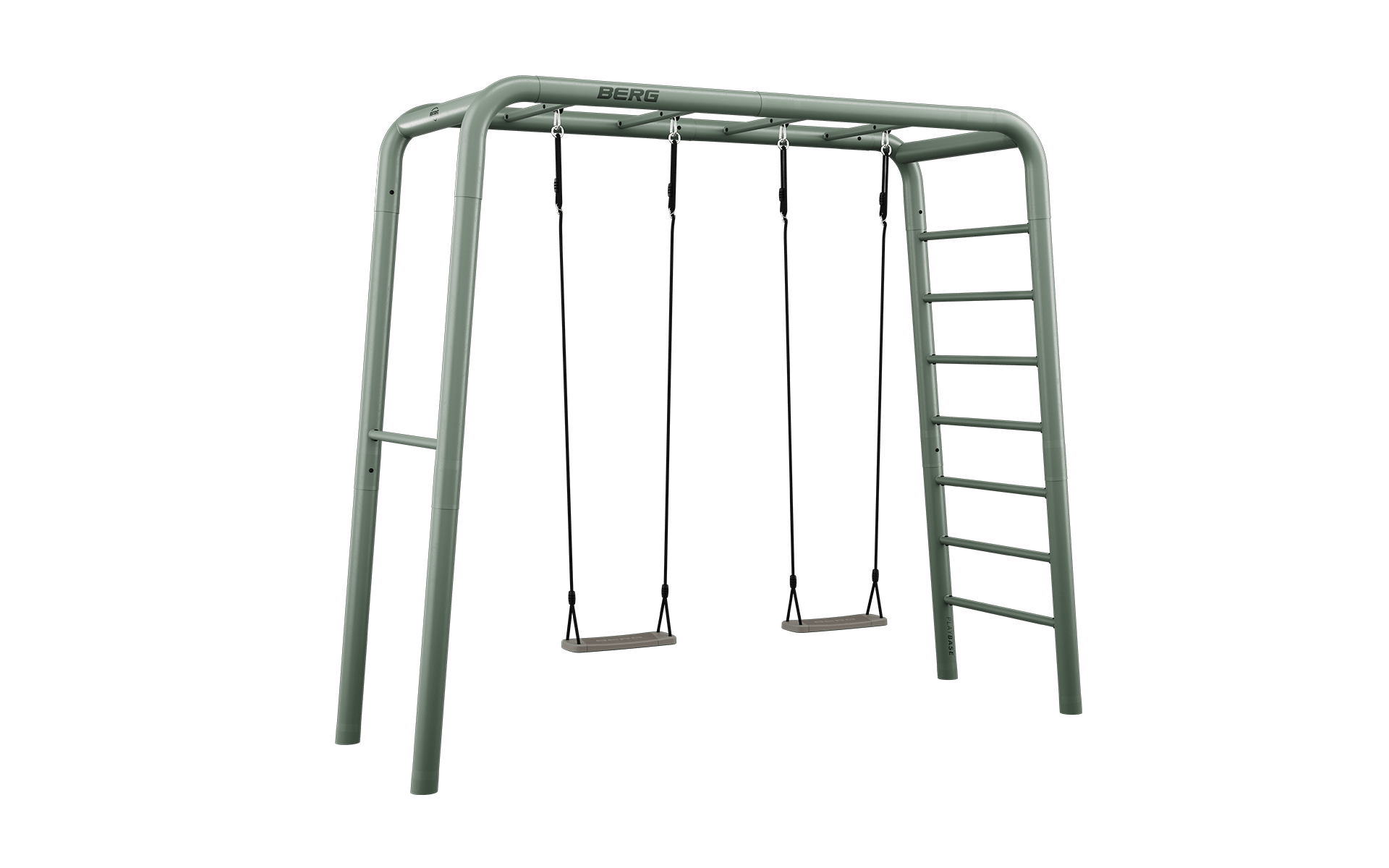 BERG PlayBase Set Medium Green + Swing set med BERG PlayBase Medium Green + Swing set
