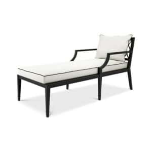 Bella Vista Sun Lounger Black