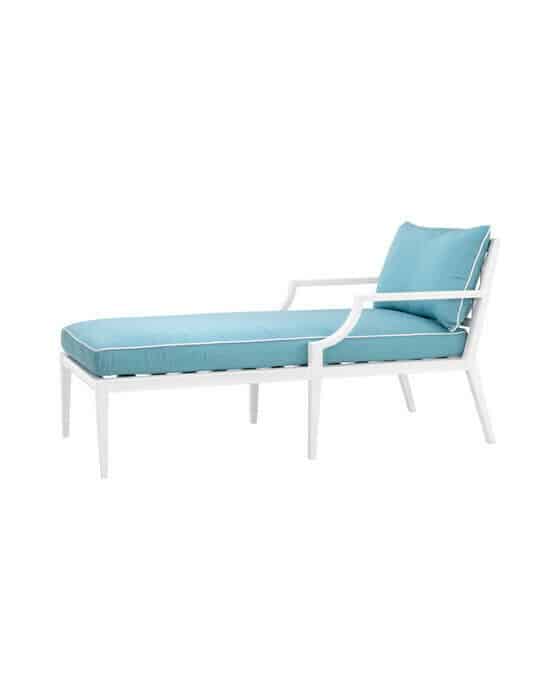 Bella Vista Sun Lounger White