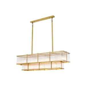Le Marais Chandelier Brass